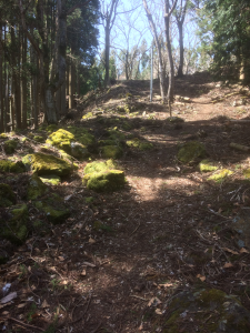 城跡登り口