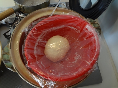 土鍋で発酵